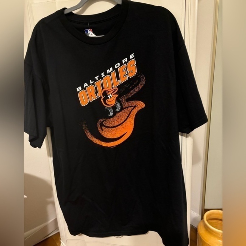 NEW Baltimore Orioles MLB black short sleeve T-shirt, size XL
